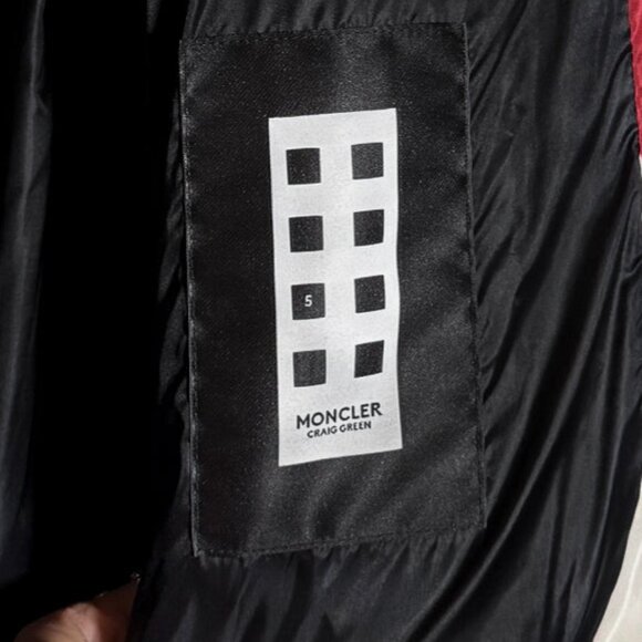 Moncler Genius X Craig Green Tricolour Logo Permit Down Vest - Picture 14 of 15